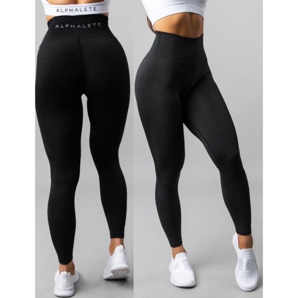 Alphalete Pants - Alphalete Black Leggings Sz S